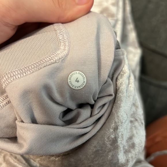 White Crushed Joggers Lululemon - Picture 4 of 5